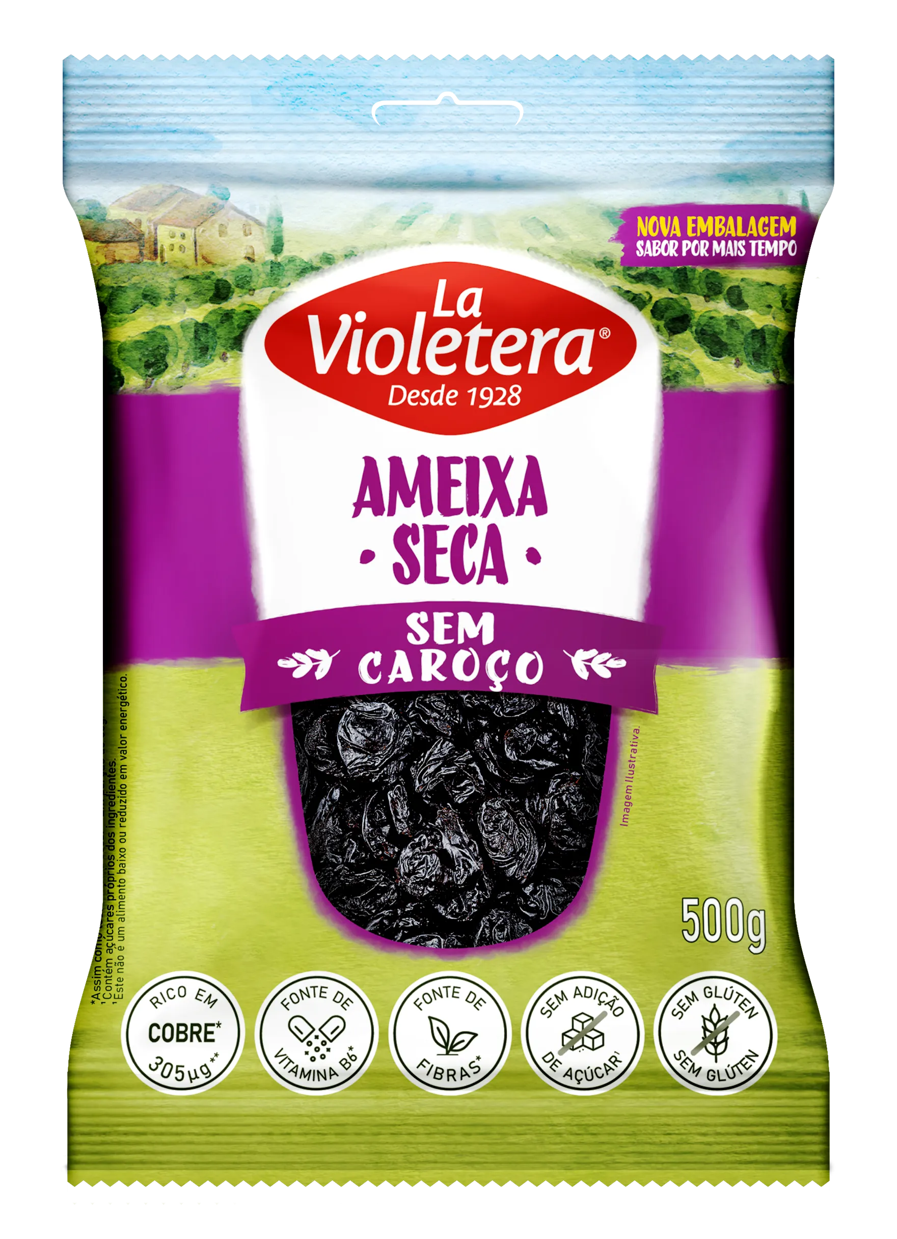 Ameixa Seca sem caroço La Violetera 500g