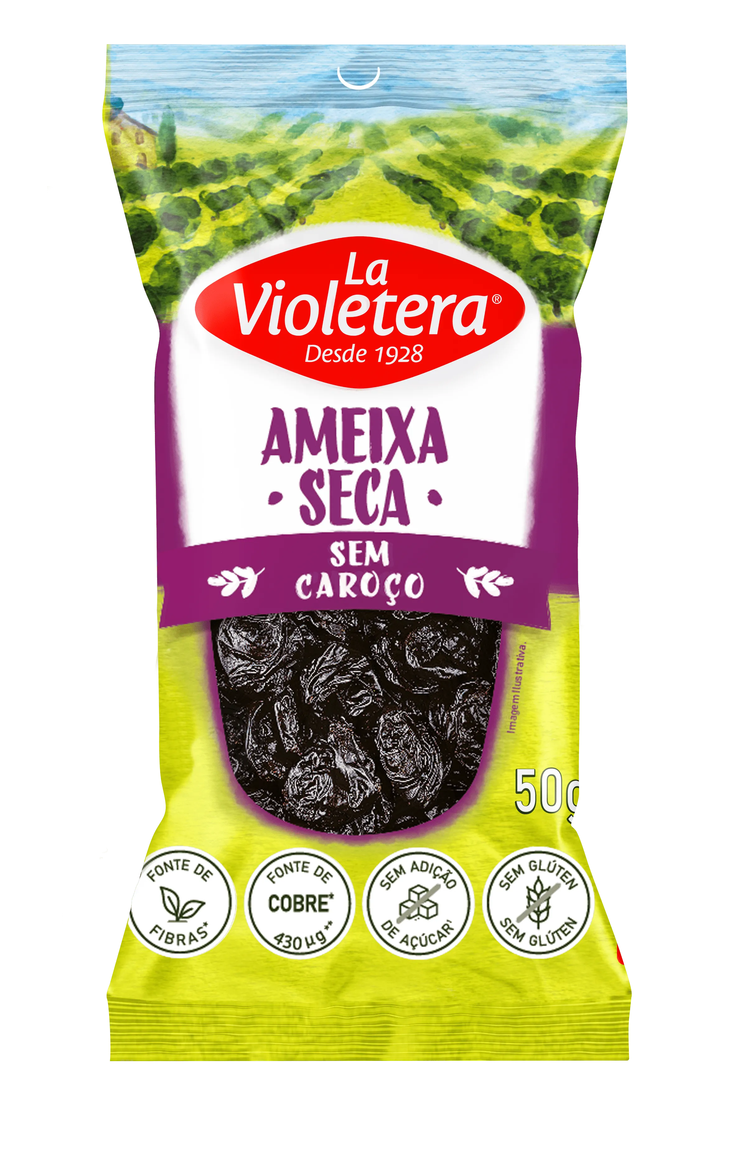 Ameixa Seca sem caroço La Violetera 50g