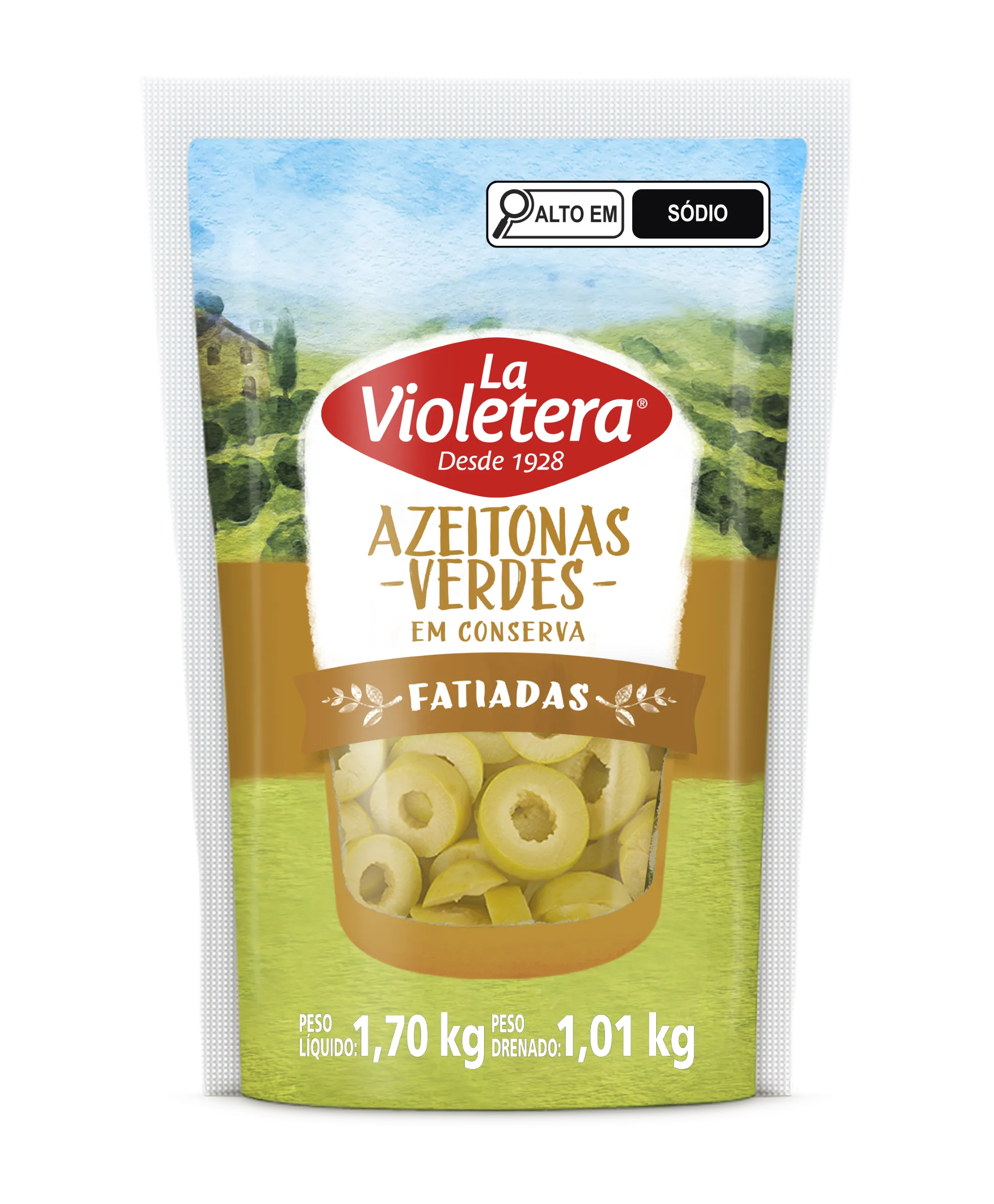 Azeitona Verde com caroço La Violetera 150g