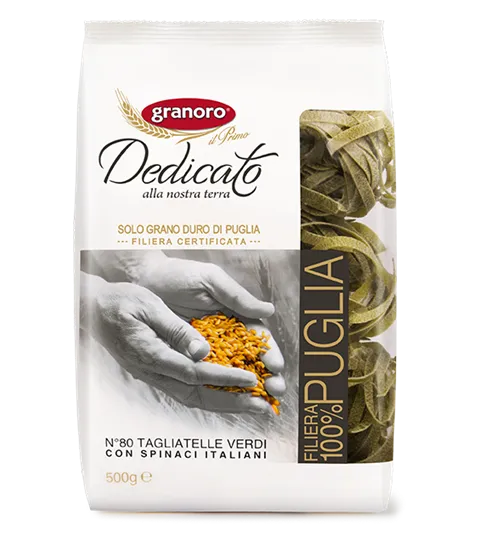 Pasta Grano Duro Ninho Verde Tagliatelle Espinaci Granoro 500g