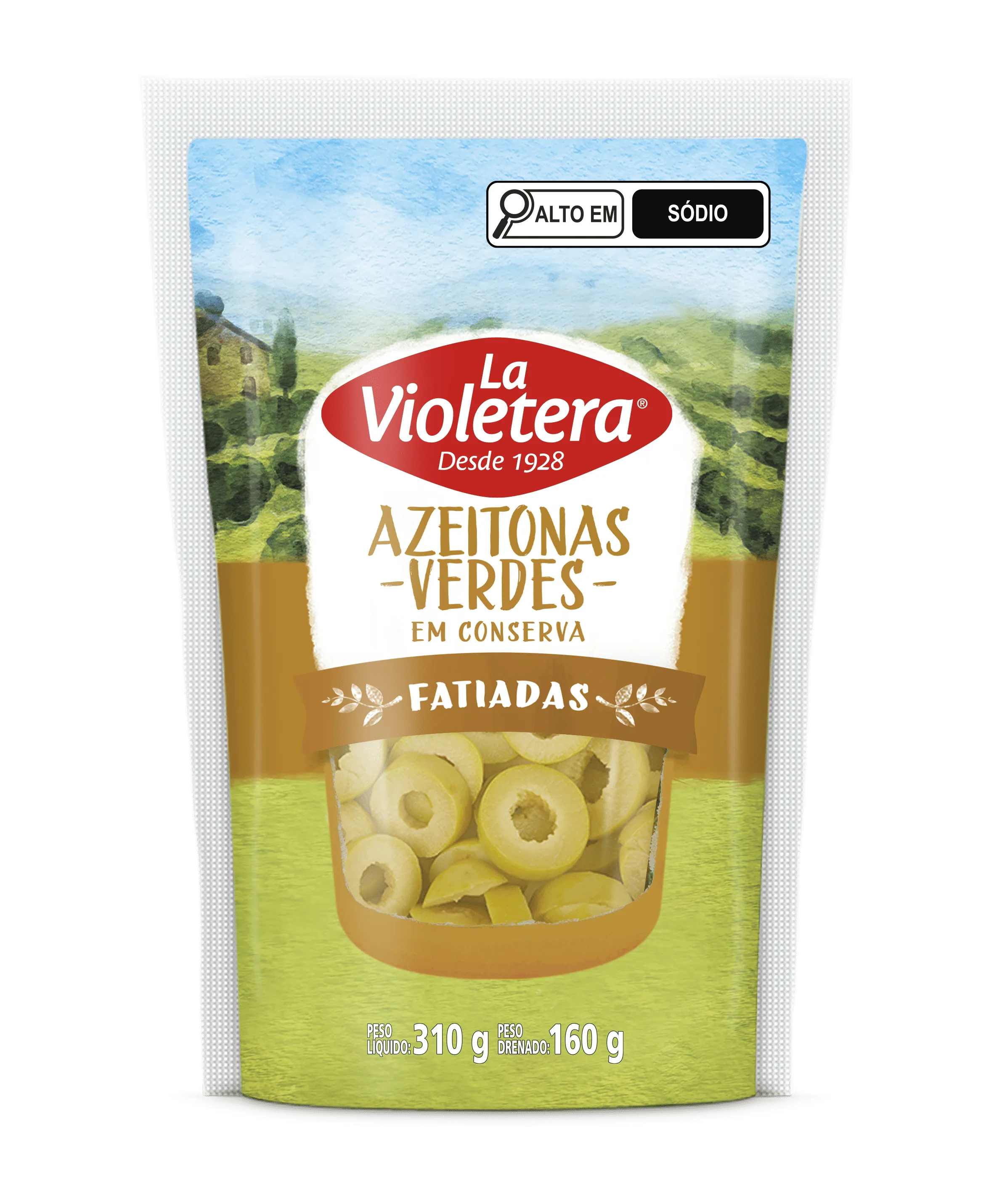 Azeitona Verde Fatiada La Violetera 160g