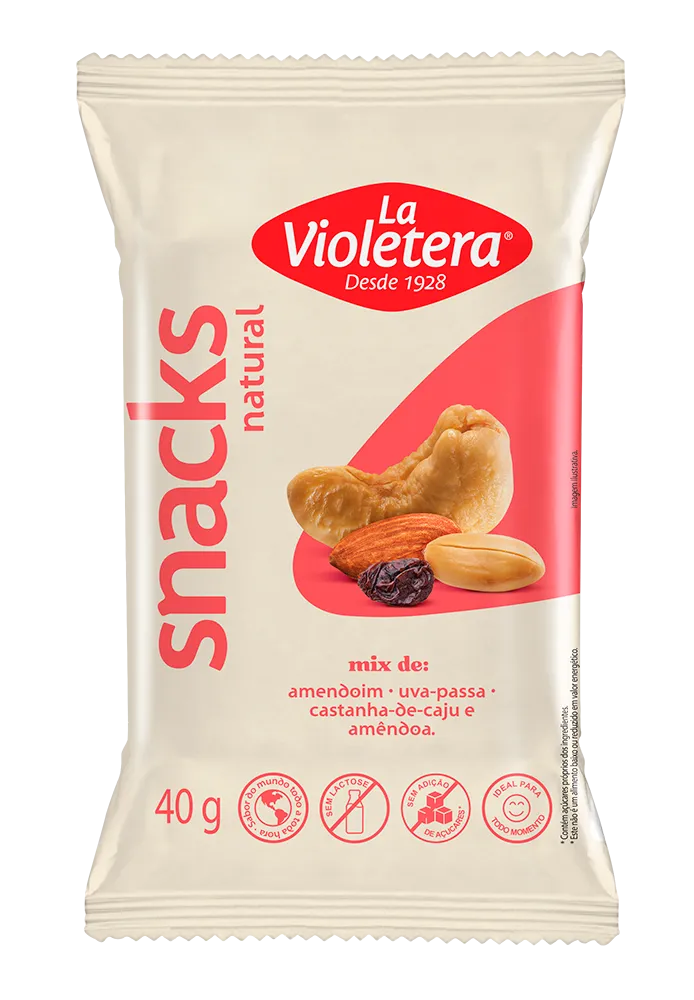 Snack Mix Natural La Violetera 40g