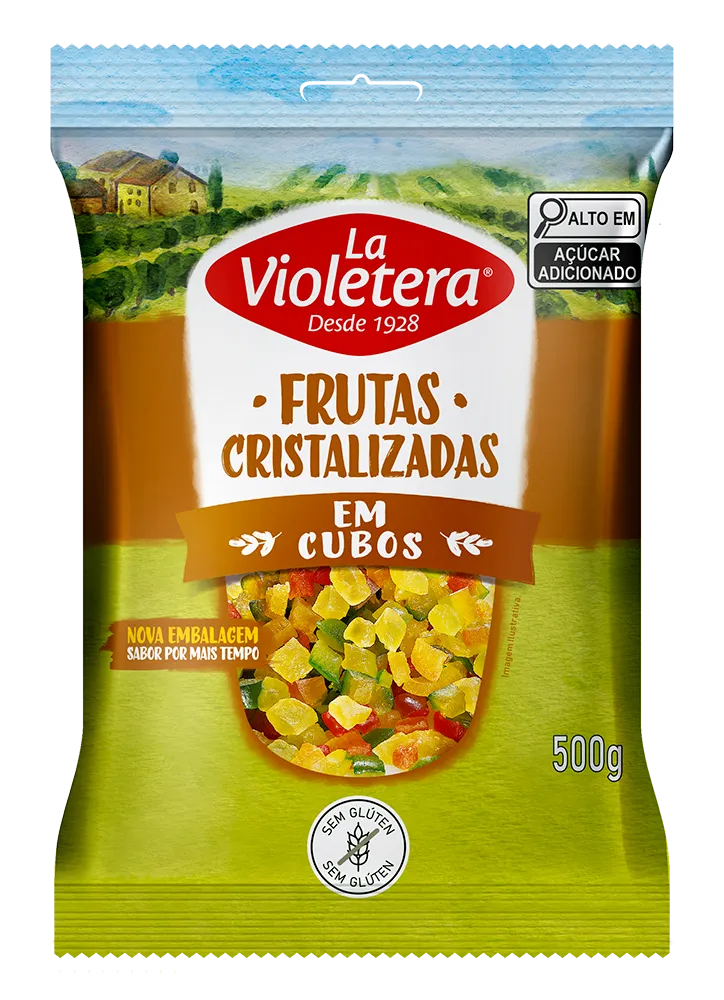 Fruta Cristalizada cubinho La Violetera 500g