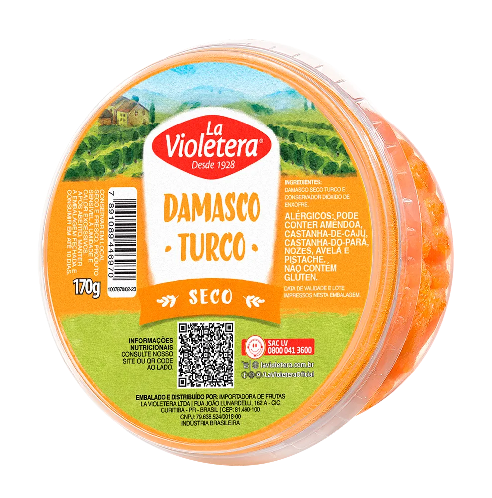 Damasco Seco Turco La Violetera 170g