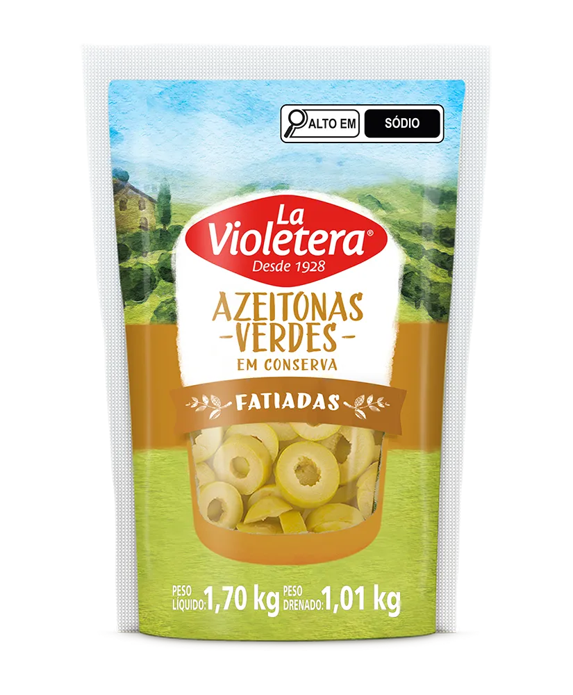 Azeitona Verde Fatiada La Violetera 1,01kg