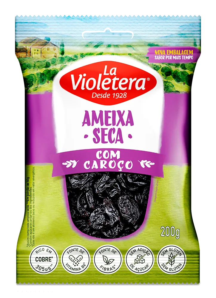 Ameixa Seca sem Caroço La Violetera 200g