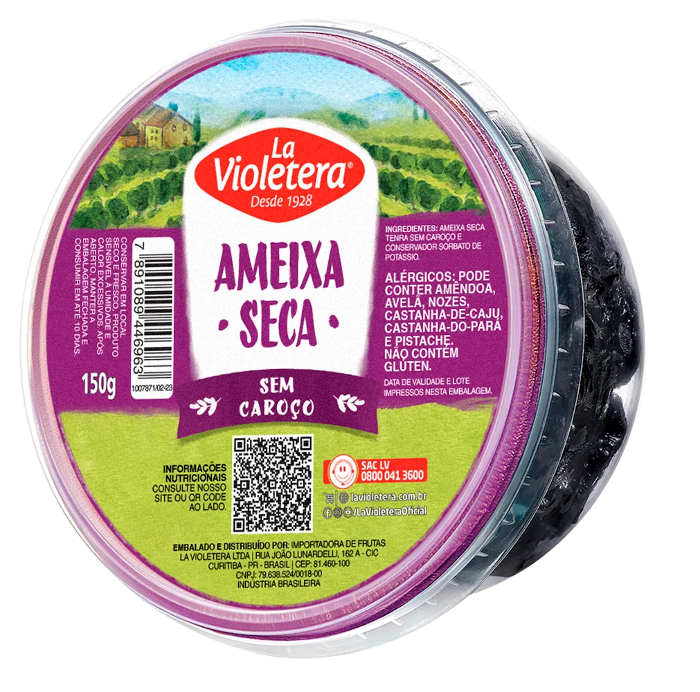 Ameixa Seca sem caroço La Violetera 150g