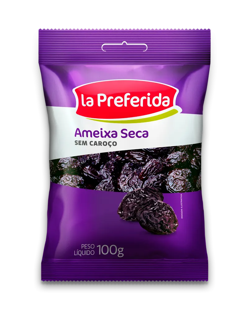 Ameixa Seca sem caroço La Preferida 100g