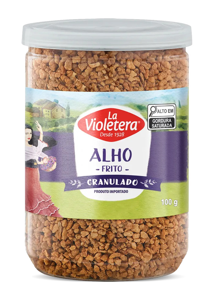 Alho Frito Granulado La Violetera 100g