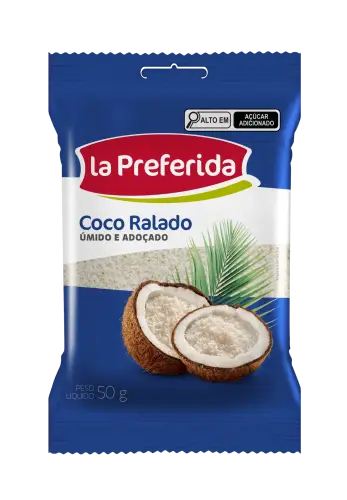 Coco Ralado Adoçado La Preferida 50g