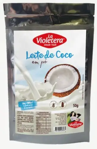 Leite de Coco em Pó La Violetera 50g