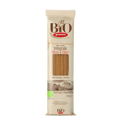 Pasta Grano Duro Spaghetti Integral BIO Granoro 500g