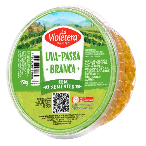 Uva-passa Branca sem sementes La Violetera 150g