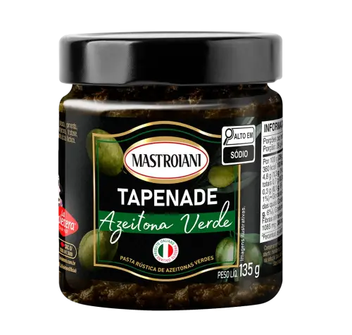 Tapenade Azeitona Verde Mastroiani 135g