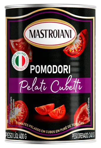 Pomodori Pelati Cubos Mastroiani 400g