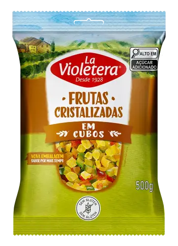 Fruta Cristalizada cubinho La Violetera 500g