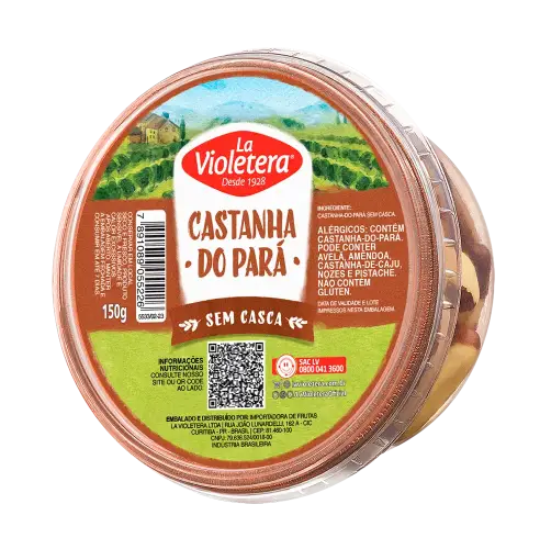 Castanha-do-Pará sem casca La Violetera 150g