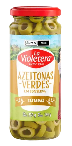 Azeitona Verde Fatiada La Violetera 160g