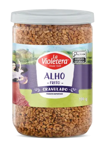 Alho Frito Granulado La Violetera 100g